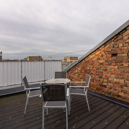 Penthouse Apartment With Terrace Riga Exterior foto