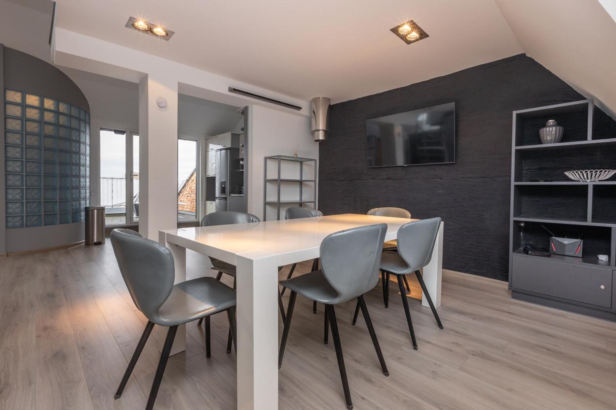 Penthouse Apartment With Terrace Riga Exterior foto